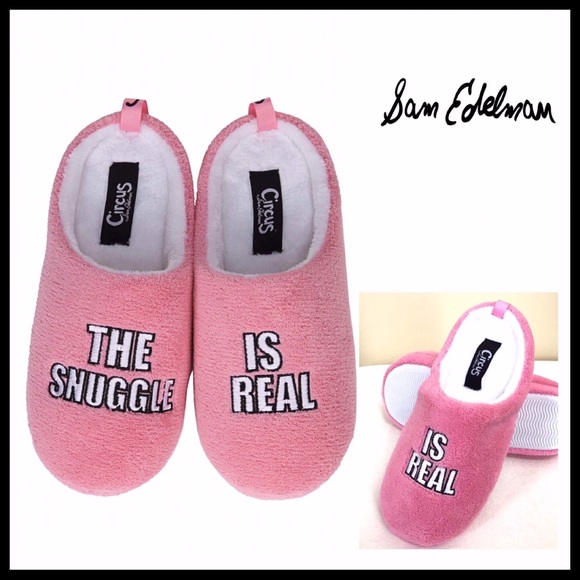 SAM EDELMAN PINK SNUGGLE SLIP ONS SLIPPERS - Picture 8 of 8